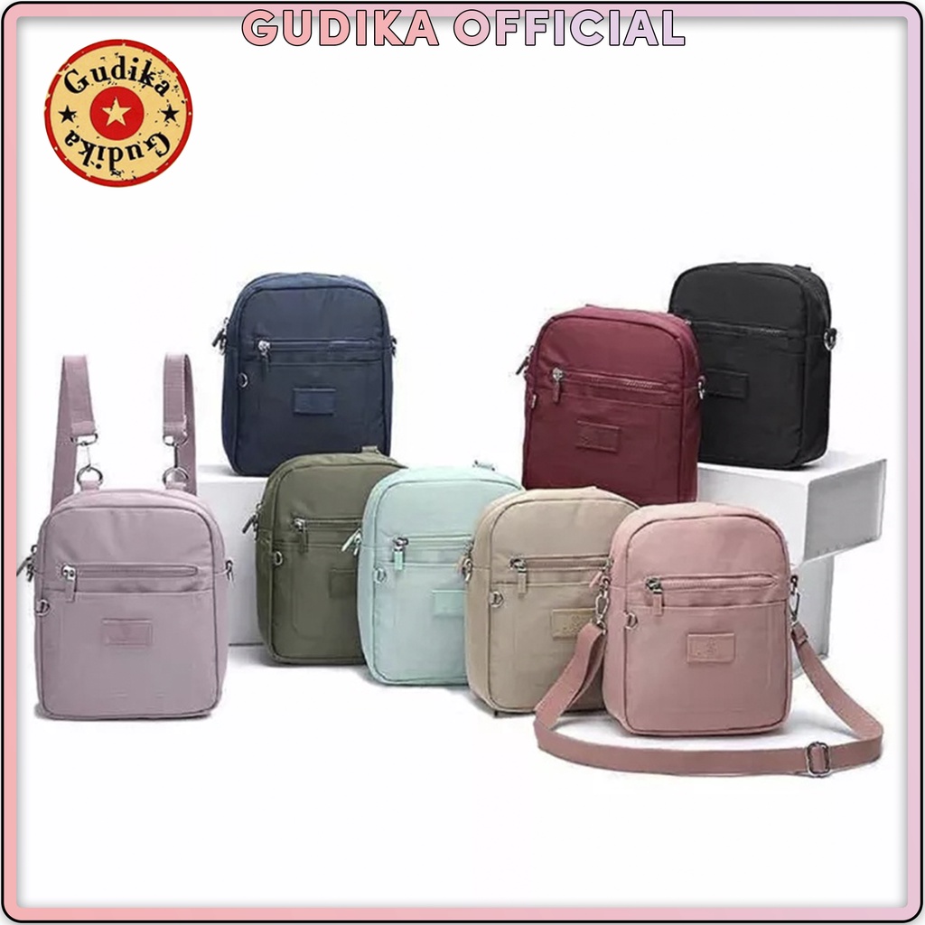 BIG PROMO GUDIKA 5162 | Tas Selempang | Backpack Waterproof Wanita Tas Ransel Anti Air Import Original | Ransel Cewek | Ransel Perempuan | Tas Wanita