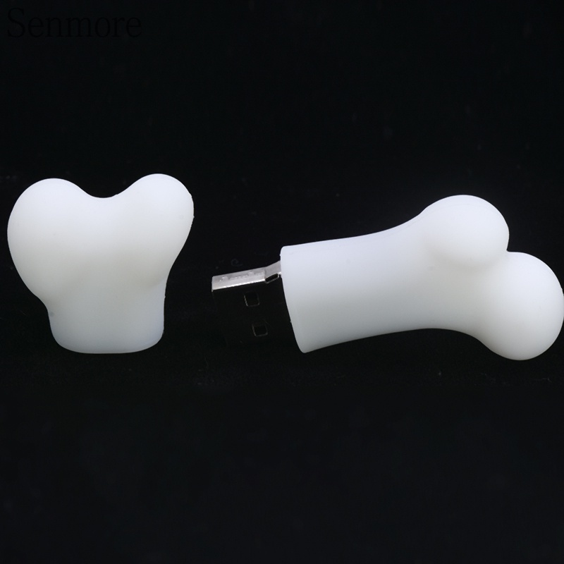 Flash Disk Usb Bentuk Tulang Kartun Kapasitas 1GB / 8GB / 16GB / 32GB / 64GB / 128GB