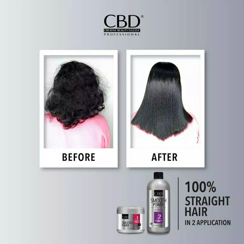 CBD STEP 1 500 GR Smooth Power Pelurus Rambut Smoothing Rebonding