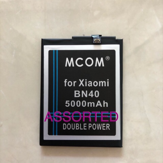 BATERAI MCOM DOUBLE POWER XIAOMI REDMI 4 REDMI 4 PRIME BN40 BN 40 BN-40