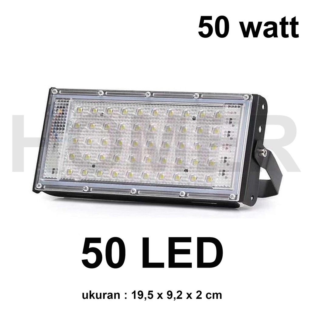 Lampu tembak LED sorot tembak floodlight slim SMD 50w 50 w 50watt 50 watt lampu LED sorot tembak lampu LED dekorasi hias panggung putih kuning warm white RGB super terang jarak jauh lapangan pameran toko reklame taman jalan outdoor parkiran anti air hujan