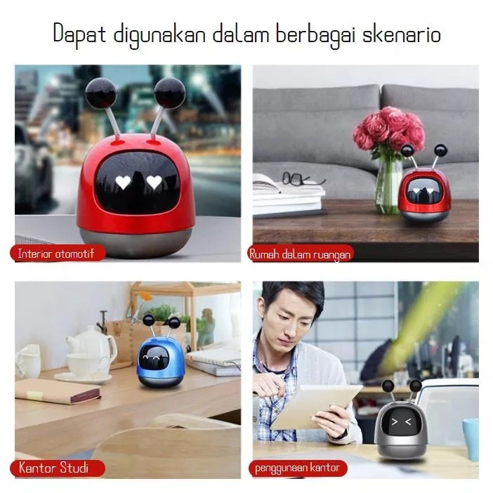 Parfum Mobil Dekorasi Robot Goyang Aromaterapi Interior farfum Mobil pengharum pewangi mobil