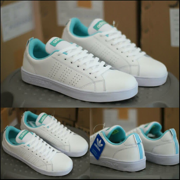 Sneakers Wanita Sepatu Kets Sneakers Adidas Neo advantage Full White Wanita Original