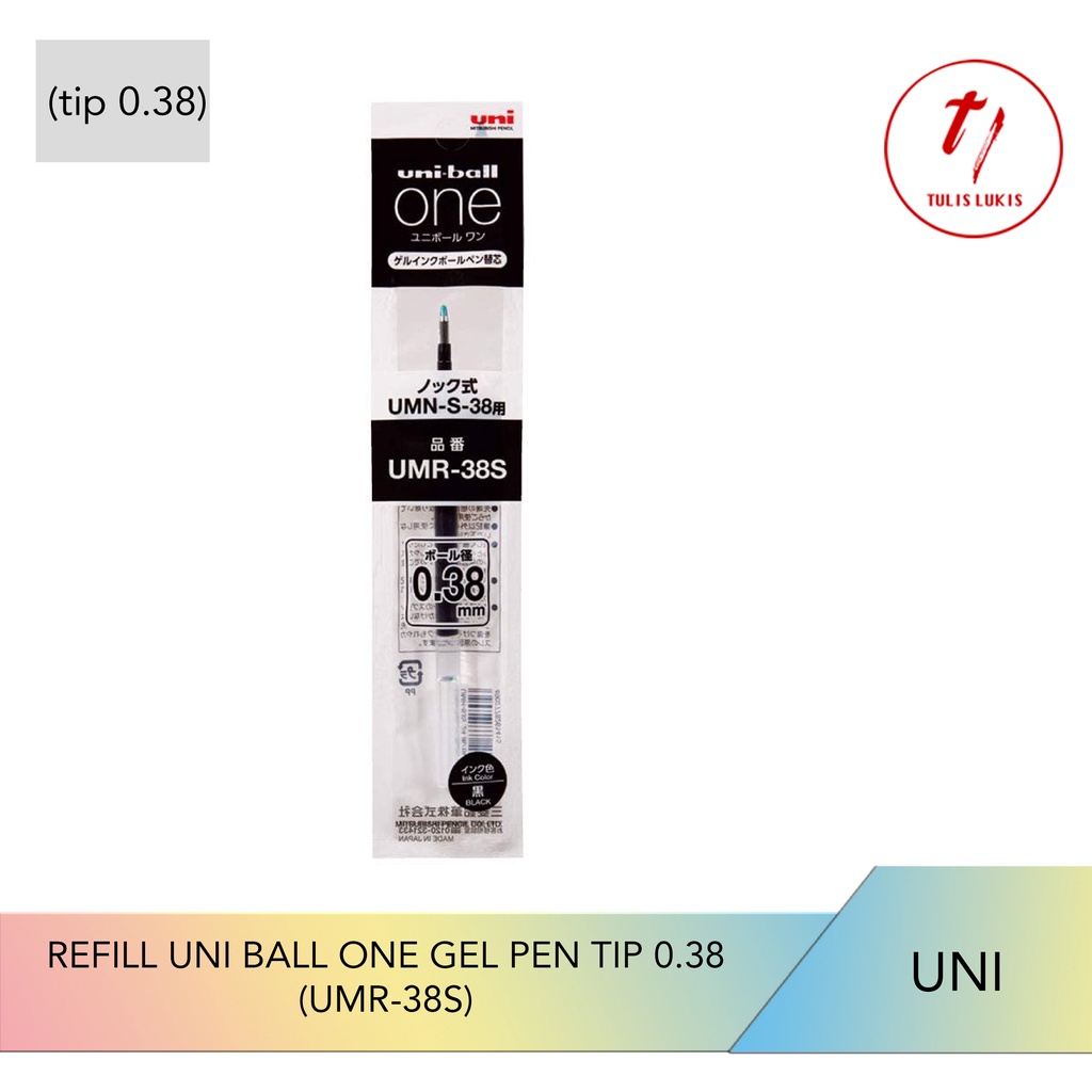 Refill Uniball Gel One Tip 0.38mm (UMR-38S)