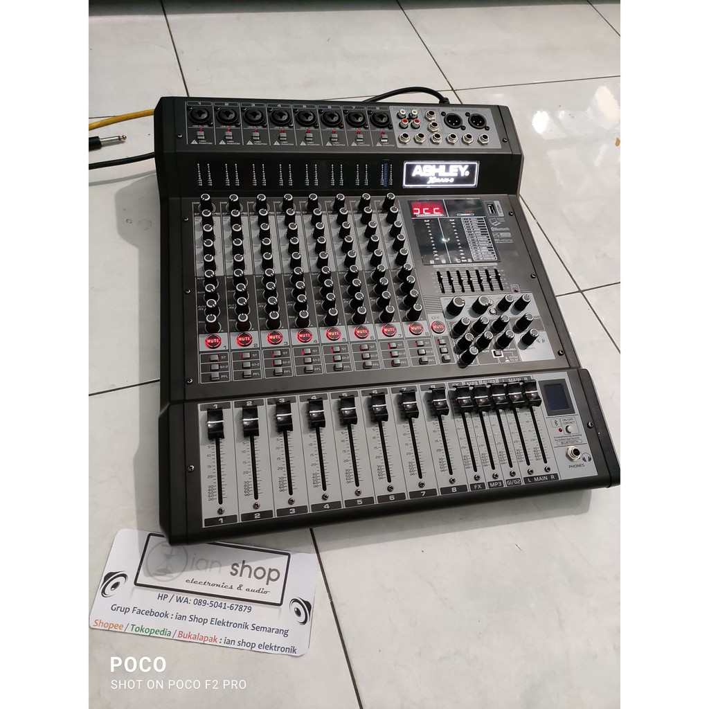 Mixer Audio Ashley Xman8 8 Channel Efek 256DSP