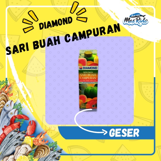 

Diamond Mix Fruit Juice Drink Minuman Sari Buah Campuran Segar Fresh