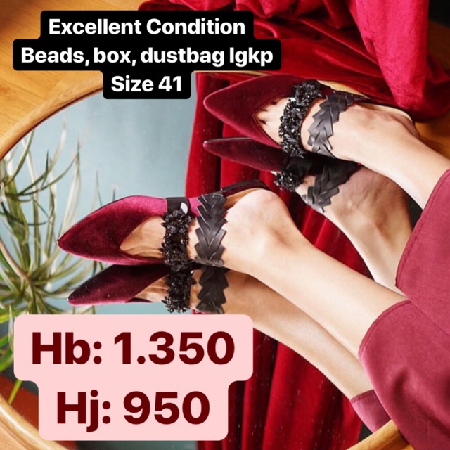 PVRA x Jeffry Tan Maroon size 41