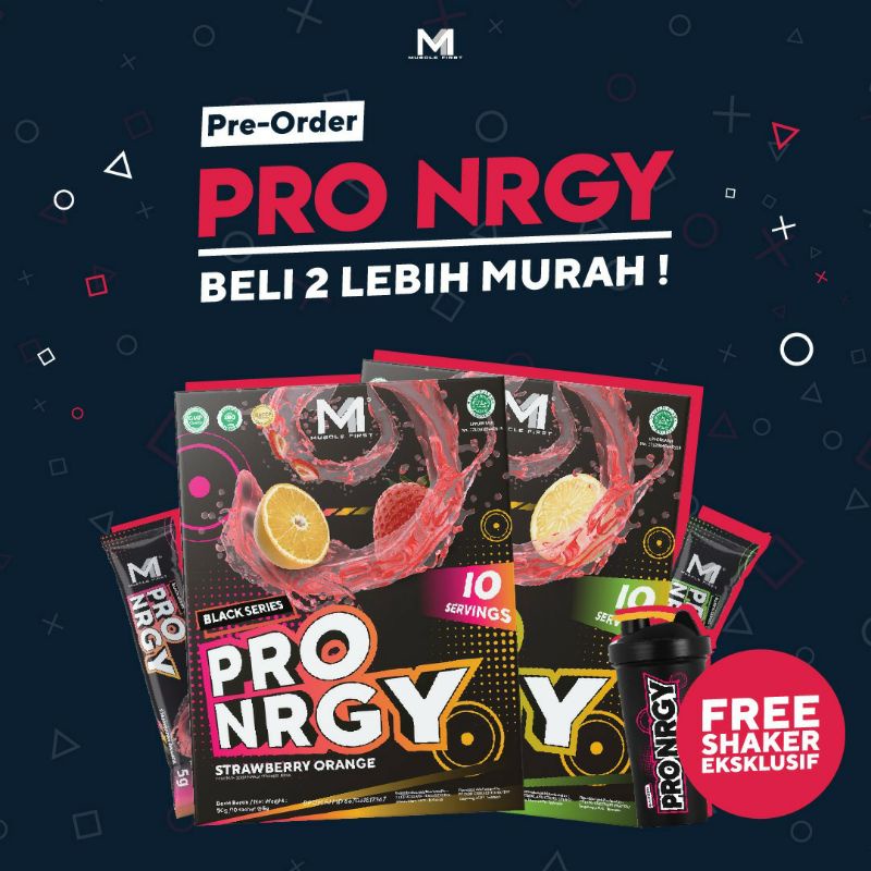 M1 MUSCLE FIRST PRO NGRY ENERGY 10 SERVING SACHET PRE WORKOUT PENAMBAH ENERGY TENAGA