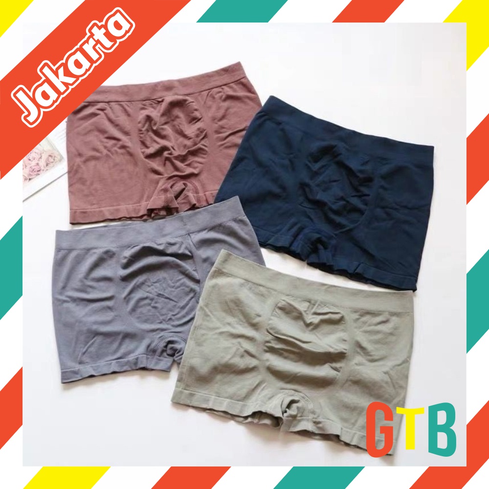 ❤GTB❤ Celana Dalam Boxer Rajut Impor Pria CD Underwear Sempak Pria B062