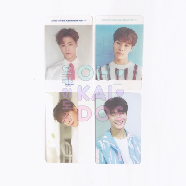 ASTRO MOONBIN - DREAM PT.01 / AROHA 1ST MEMBERSHIP PHOTOCARD