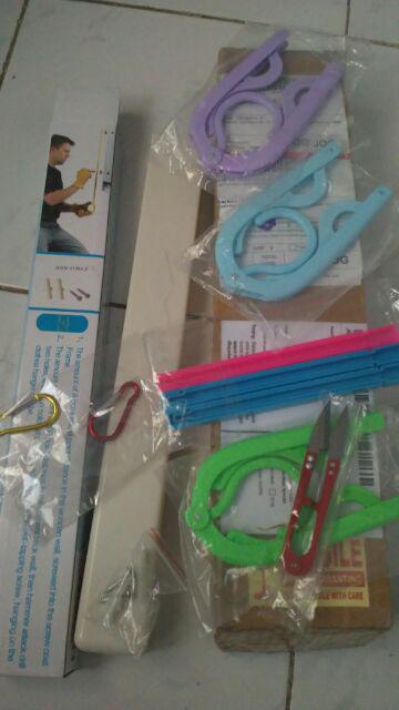 Hanger / Gantungan / Jemuran Baju Model Lipat (hg01)