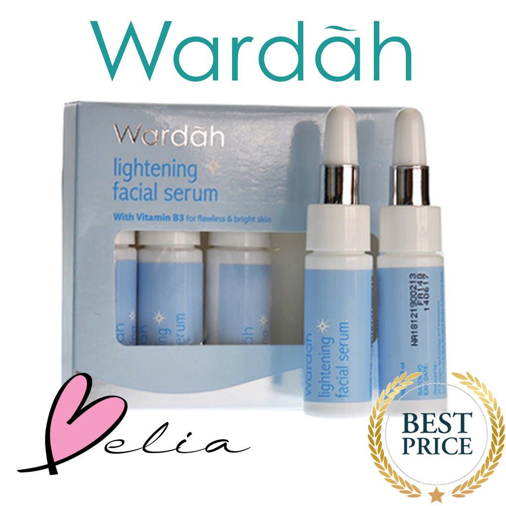 ❤ BELIA ❤ WARDAH Lightening Facial Serum @5ml | jual ecer per ampul