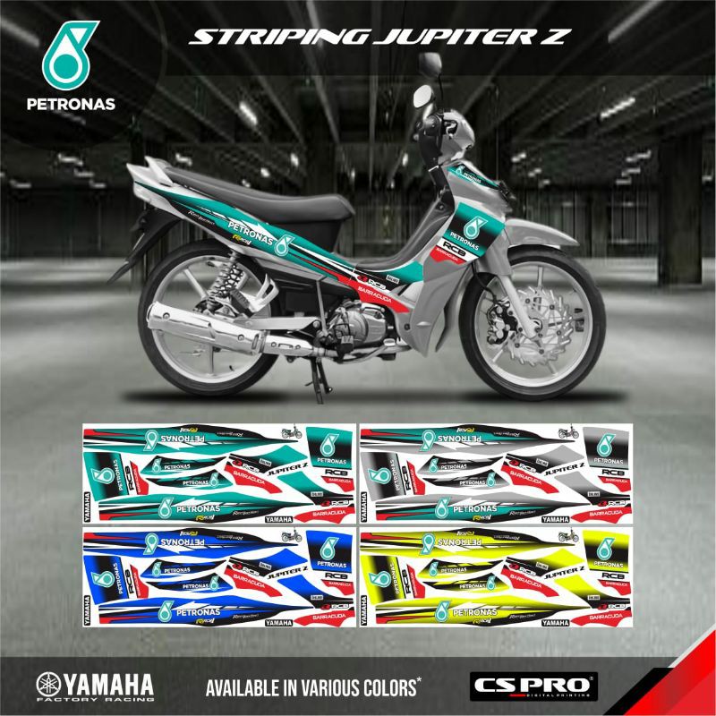 Striping lis motor jupiter z / PETRONAS