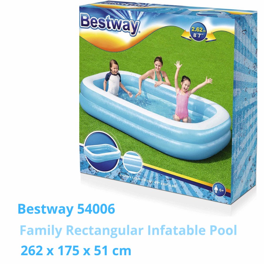 Bestway Kolam Renang Anak 2.62 x 1.75 x 51 cm / Kolam Renang Anak