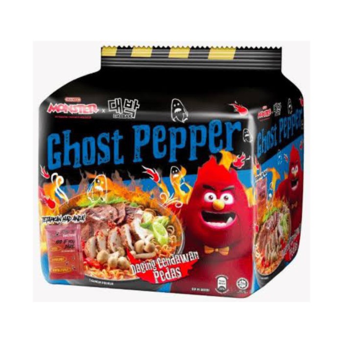 

Mamee Monster Ghost Pepper Daging Cendawan Pedas Instant Noodle