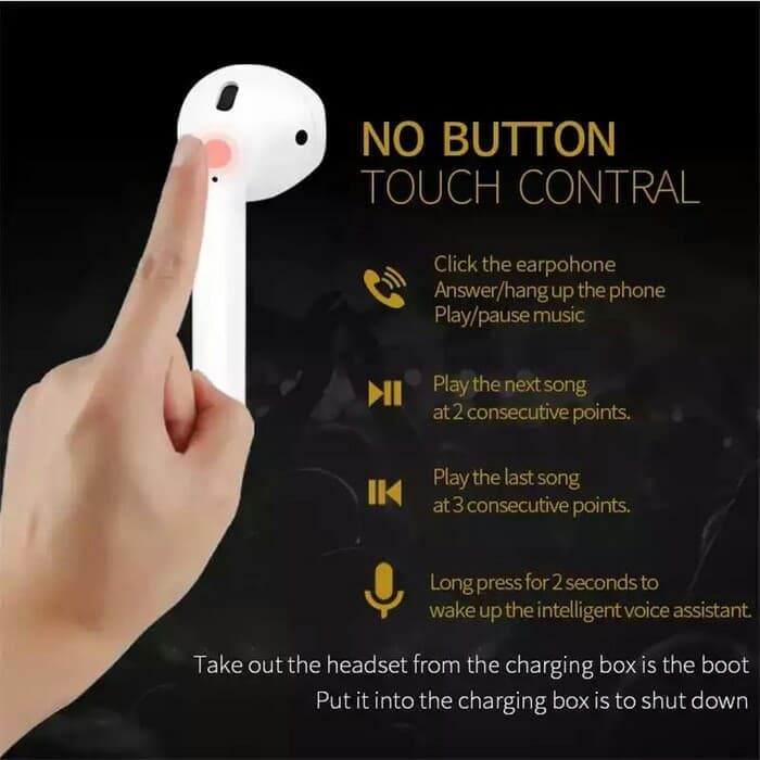 New Headset Bluetooth Earphone Wireless stereo 5.0 Touch i11 TWS i11s automatic pairing