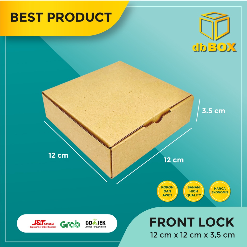

( 10 pcs ) Kardus uk. 12x12x3,5 cm...Die Cut untuk kotak Aksesoris dll, model box pizza