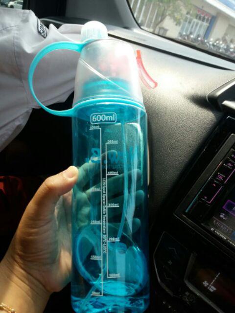 Botol Minum Sport New B 600ml - Botol Minum With Spray B61