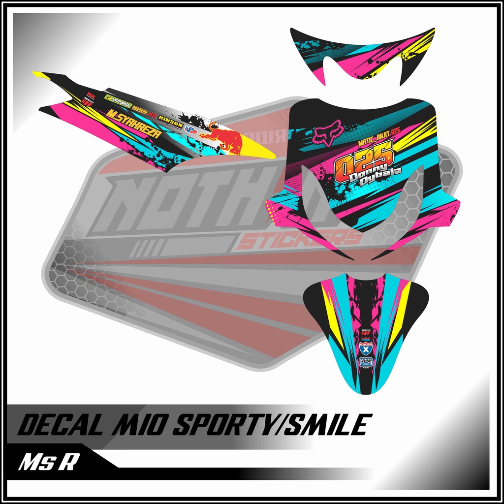decal mio sporty/smile road race