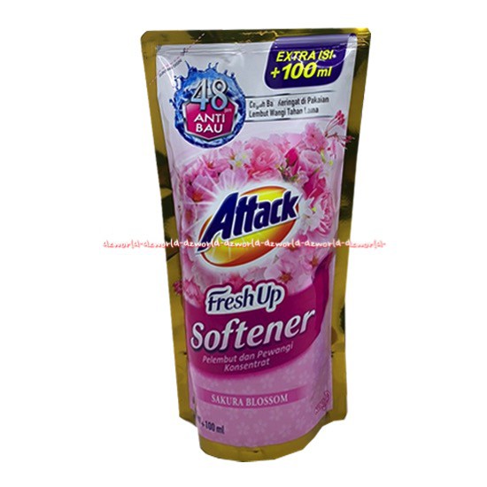 Attack Fresh Up Softener 800ml Sakura Blossom Dazzling Lilac Pelembut Pewangi