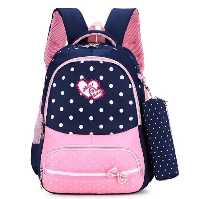 ARMELIA SHOP_Tas Anak Sekolah_Tas Backpack_Unicorn_Polkadot Love