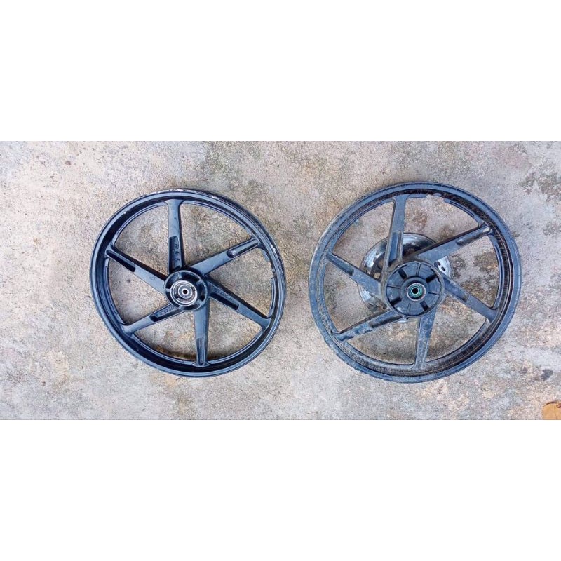 velg satria 2 tak hiu lumba original copotan