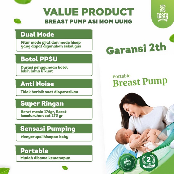 MOM UUNG POMPA ASI PORTABLE / ELECTRIC BREAST PUMP HOSPITAL GRADE