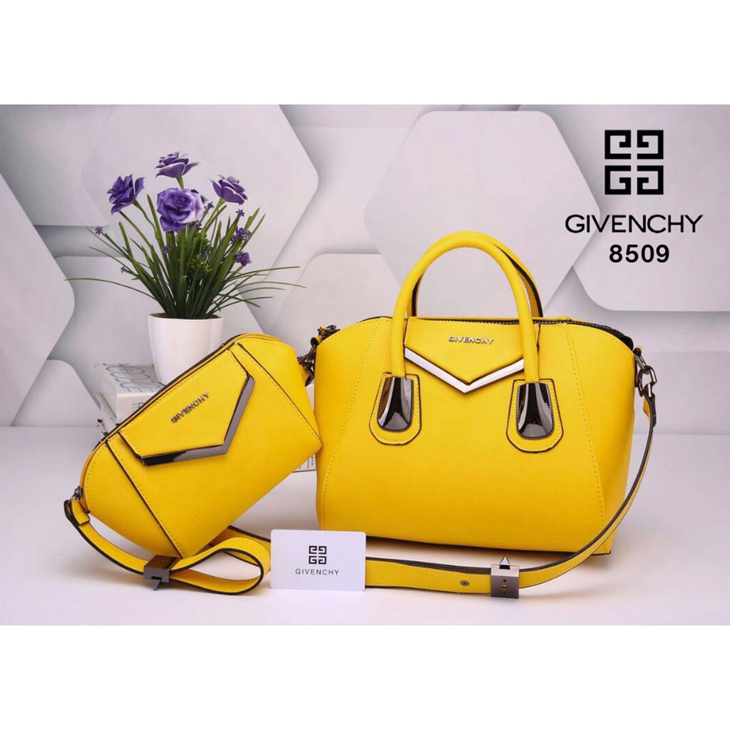 Tas wanita Givenchy Antigona Metalic Platinum Plate 2 in1 8509  M8405255