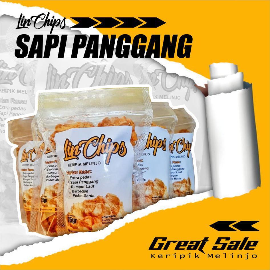 

Emping Melinjo Sapi Panggang (75gr)