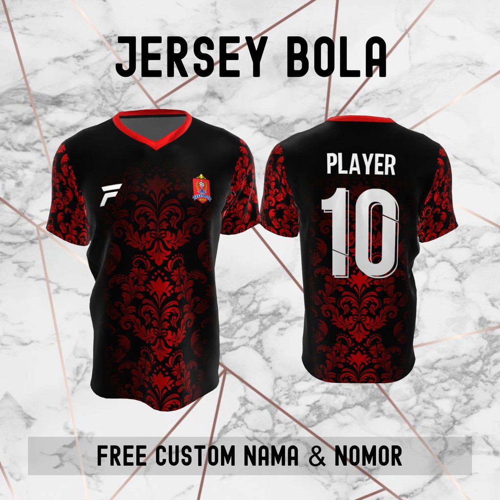 Jersey Batik Persijap Jepara Klub Bola Baju Kaos Custom Nama dan Nomor Punggung - 1149