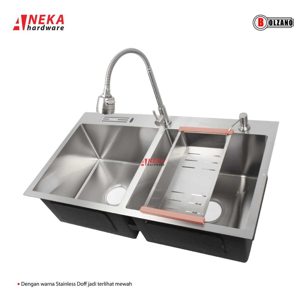 Jual PAKET LENGKAP BAK CUCIAN PIRING BOLZANO Kitchen Sink Cucian Piring