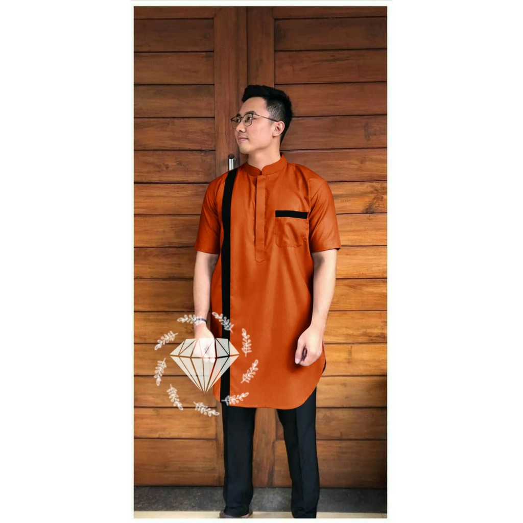 BAJU KOKO TRISTAN KURTA LD116 / ATASAN BAJU KOKO PRIA XXL / PAKAIAN PRIA MUSLIM / BEST SELLER !!