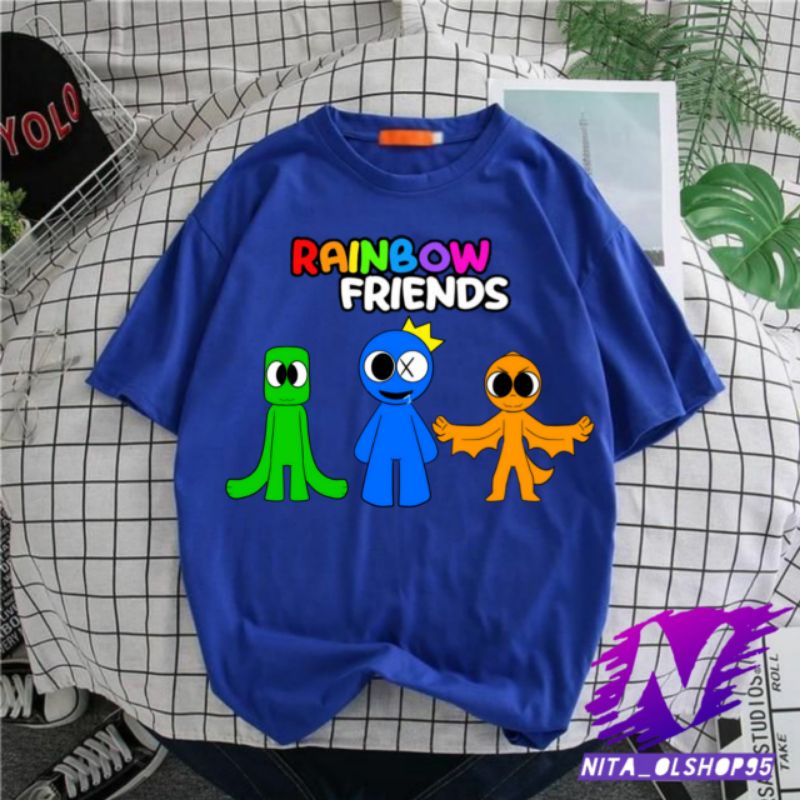 baju anak rainbow friends kaos anak rainbow friend baju kaos anak atasan rainbow
