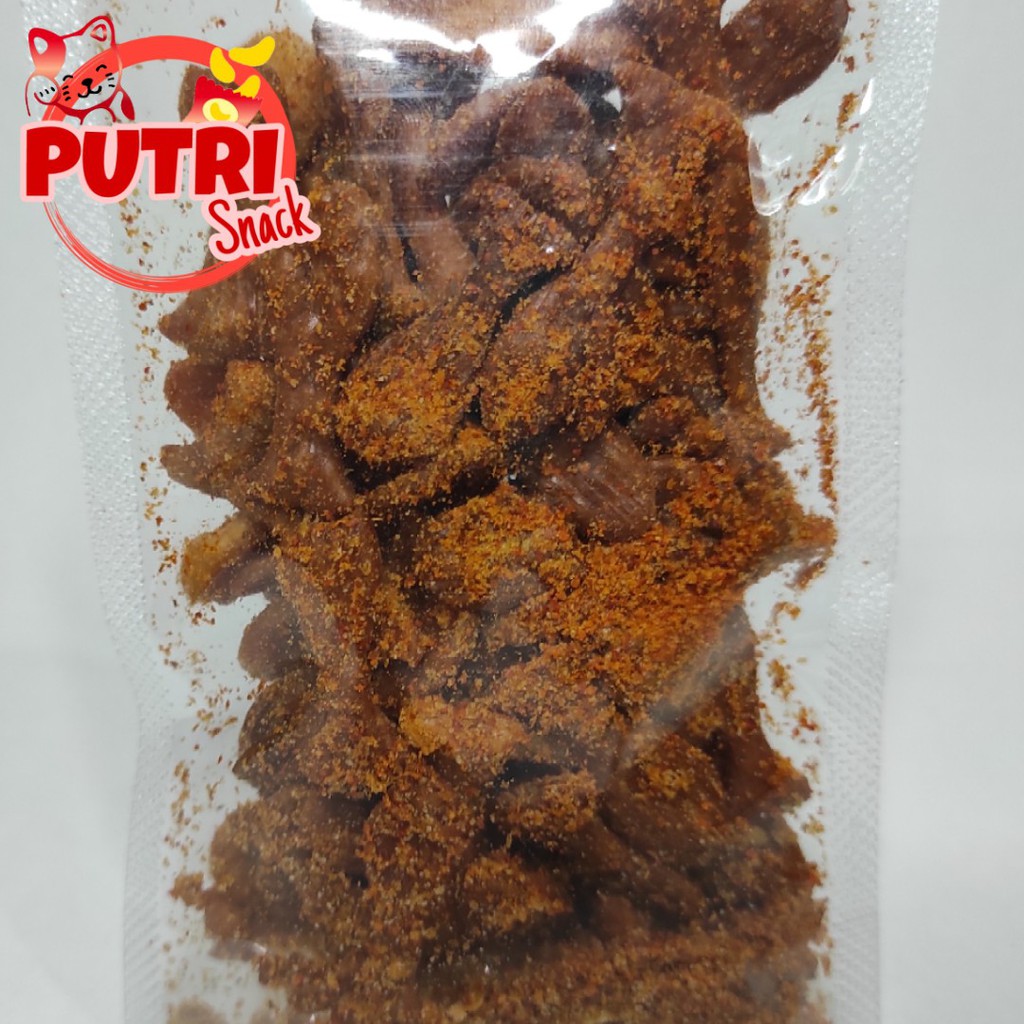 Keripik Ikan Seblak Kering 50gr cita rasa khas putri snack