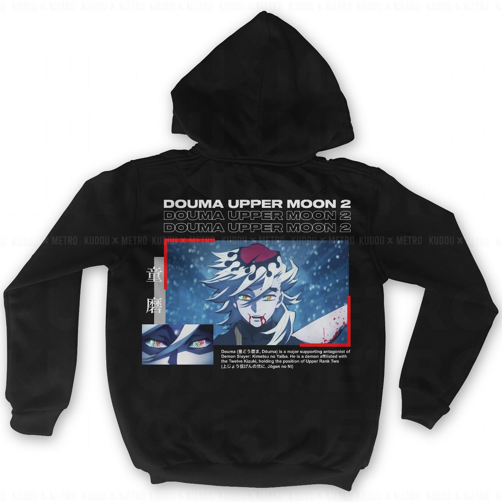 Jaket Douma Upper Moon Anime Manga Kimetsu No Yaiba Premium Demon Slayer Unisex