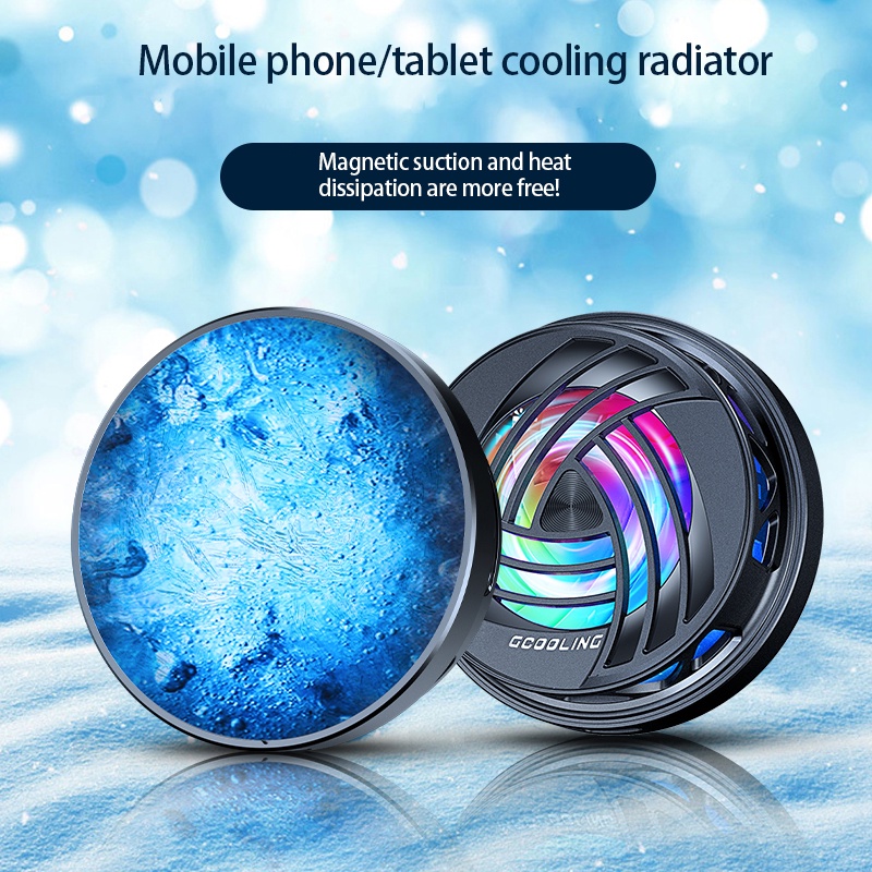 K6 Cooling Fan Radiator Phone K6 Magnetic Portable Cooler Fan