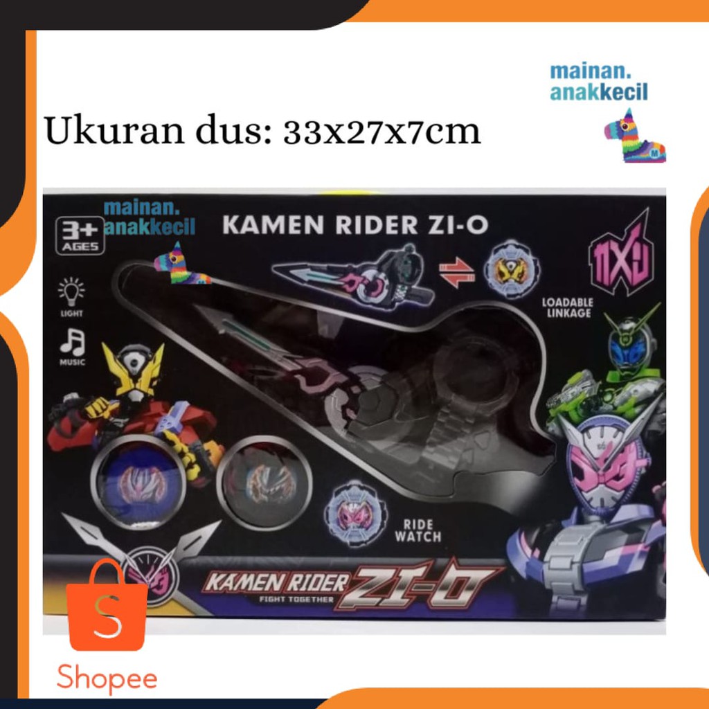 BEST SELLER - Mainan anak cowok senjata kamen rider Zio belt sabuk pedang figure - pedang