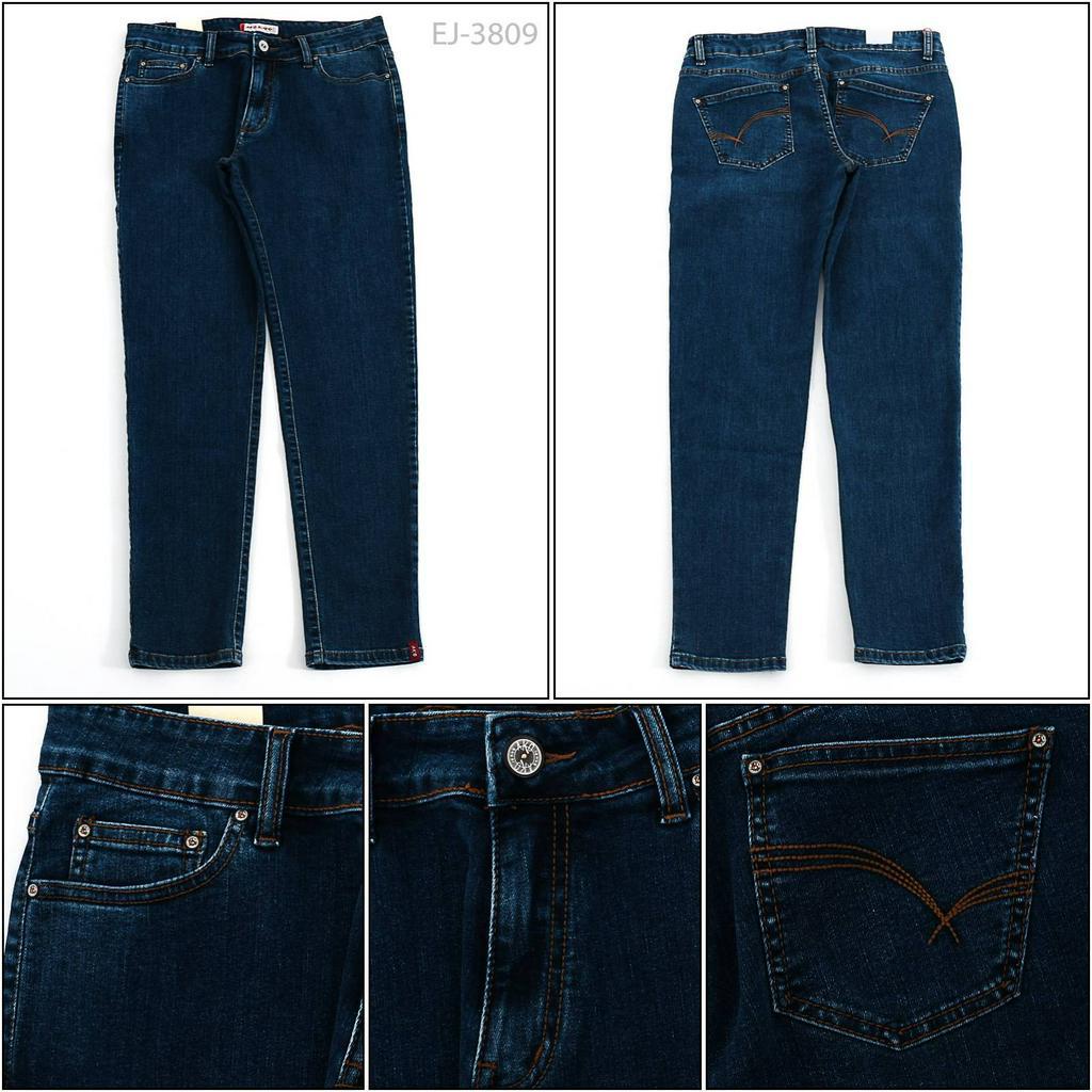 [045003809] Celana Panjang Jeans Cewek Biru Tua Ako 32-36