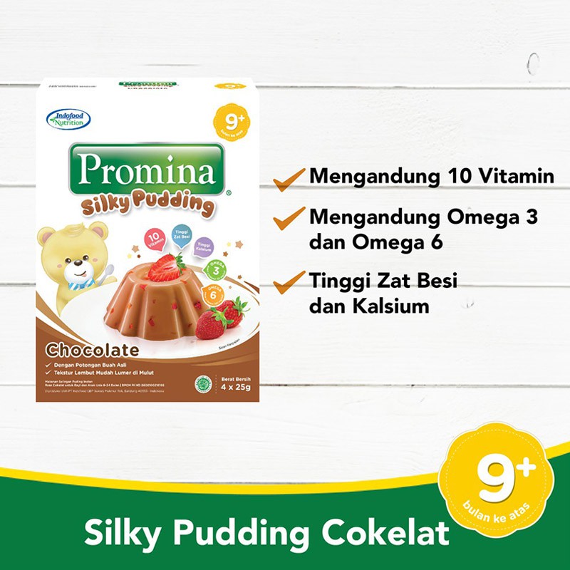 Promina Silky Puding 100gr Puding Varian Rasa Untuk Bayi Dan Anak Shopee Indonesia