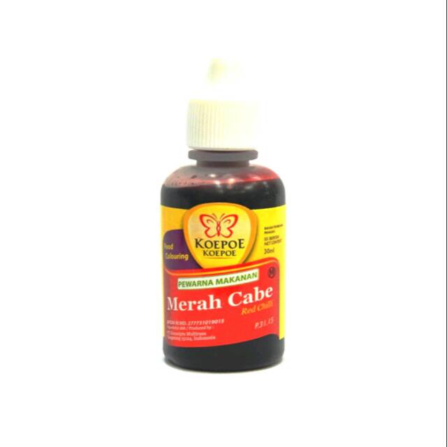 Kupu Kupu Pewarna Makanan Sintetis 30 ml Shopee Indonesia