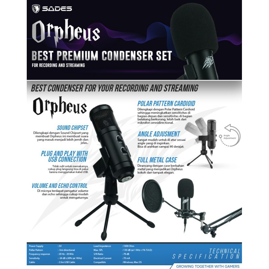 MIC Orpheus - Gaming Microphone