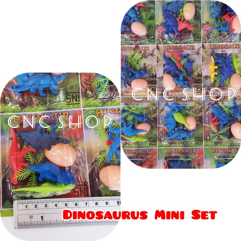 Mainan Dinosaurus Mini Set Pohon Pohonan Murah