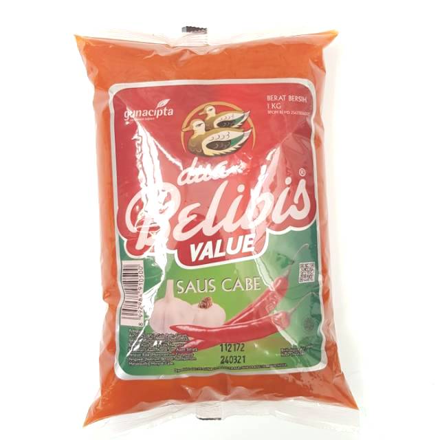 

Saus Cabe Dua Belibis 1 kg Blibis