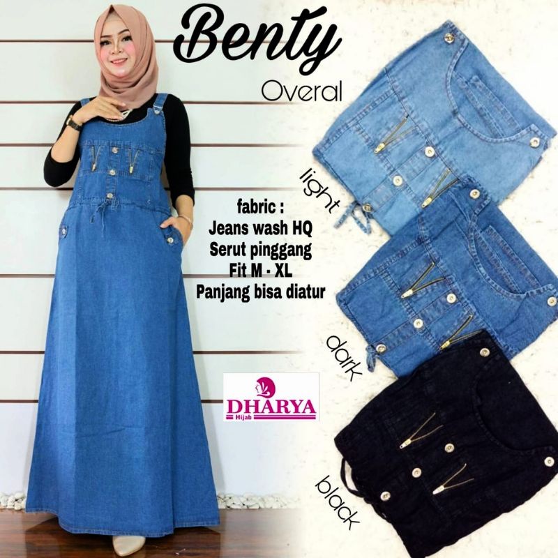 Benty jumpsuit / jumpsuit wanita terbaru / jumpsuit jeans / Jumpsuit syari / Overall wanita terbaru 