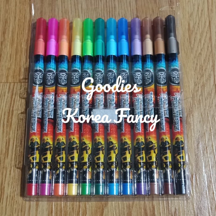 

Sale Spidol 12 Warna Transformer Ori Korea Ready Stock Limited