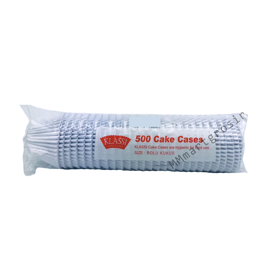 Klassi Cake Cases / Cetakan Bolu Kukus / Kertas Cup Polos / 500pcs