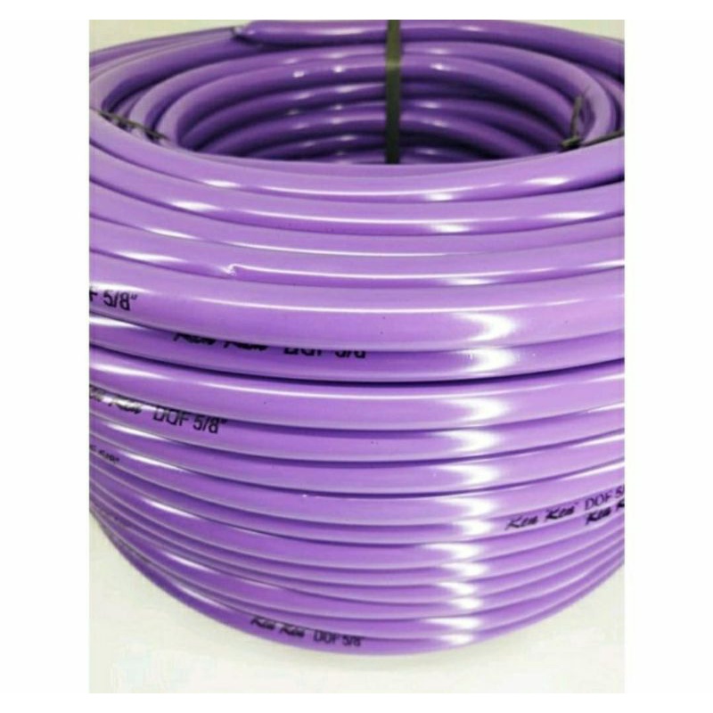 TERMURAH....  UNIK Selang Air warna UNGU Elastis 5/8 "   1 MM RENREN Harga Permeter