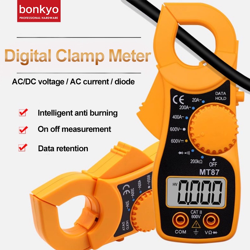 Bonkyo Digital Clamp Meter Multimeter - MM3