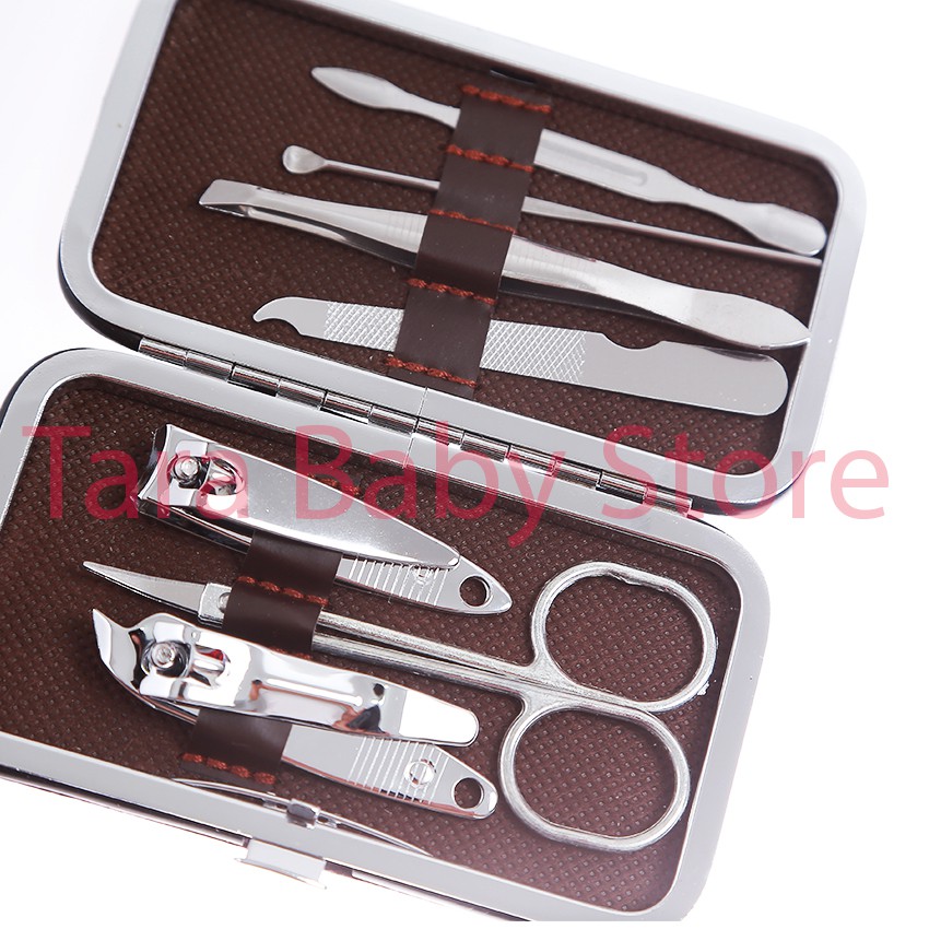 Manicure Pedicure Set Isi 6 Pcs (peralatan gunting kuku)