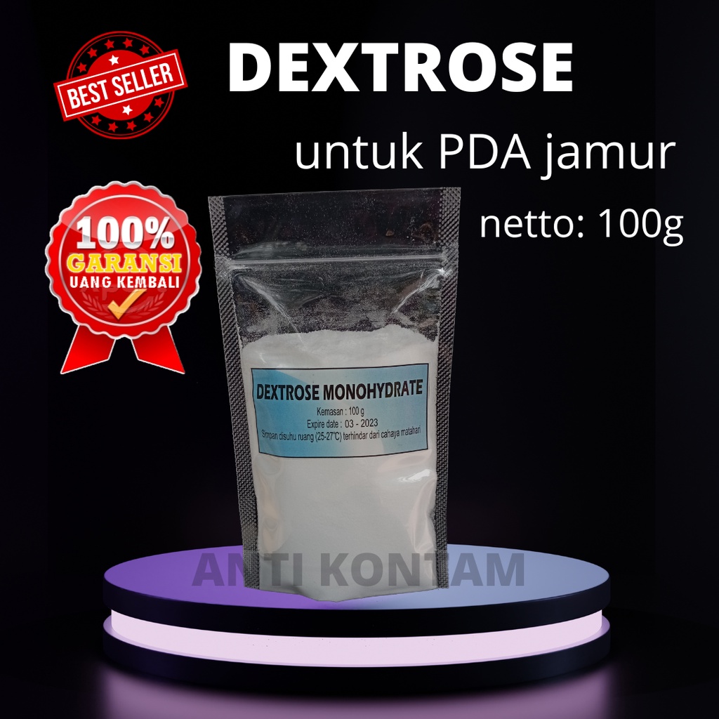 Dextrose Monohydrate Untuk PDA Bibit Jamur F0 100g